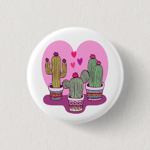 Bóton Redondo 2.54cm cacto