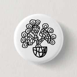 BÓTON REDONDO 2.54CM CACTUS EM UM BOWL