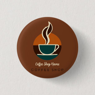 Bóton Redondo 2.54cm Café Business vintage café compro espresso