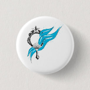 Bóton Redondo 2.54cm Camiseta Iemanja