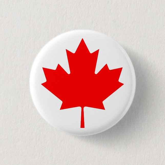 Bóton Redondo 2.54cm Canadá (Frente)