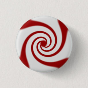 Bóton Redondo 2.54cm Candy Cane Basics Peppermint Drop
