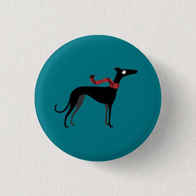 Bóton Redondo 2.54cm Cão do inverno (Frente)