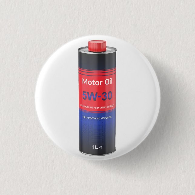 Bóton Redondo 2.54cm Car engine oil tin bottle (Frente)