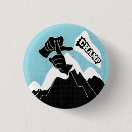 Bóton Redondo 2.54cm Carimbo - Design ASL