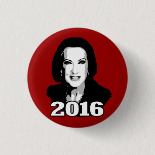 BÓTON REDONDO 2.54CM CARLY FIORINA 2016 CANDIDATO