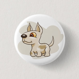 Bóton Redondo 2.54cm Cartoon Spotted Dog