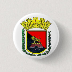 Bóton Redondo 2.54cm Casaco de Armas de Ponce, Porto Rico