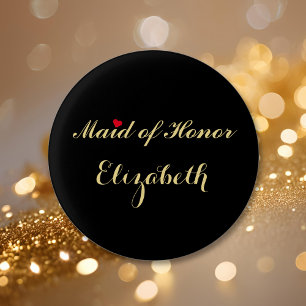 Bóton Redondo 2.54cm Casamento de Festa de solteira de madrinha de casa