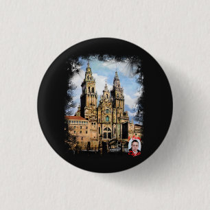 Bóton Redondo 2.54cm Catedral de Santiago de Compostela (A Coruña)