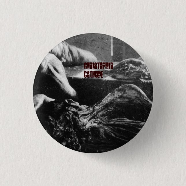 Bóton Redondo 2.54cm Cátodo de Mary_Kelly_christopher (Frente)