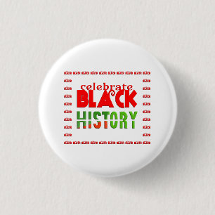 BÓTON REDONDO 2.54CM CELEBRATE BLACK HISTORY