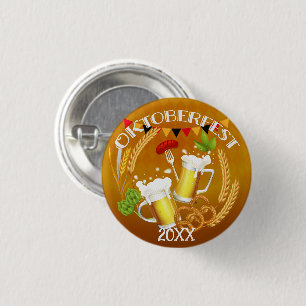 Bóton Redondo 2.54cm Cerveja de Tostão Oktoberfest