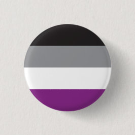 Bóton Redondo 2.54cm Chapa Bandera Asexual - Love is Love