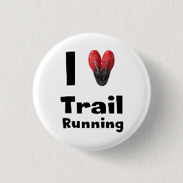 Bóton Redondo 2.54cm Chapa "I love Trail Running"