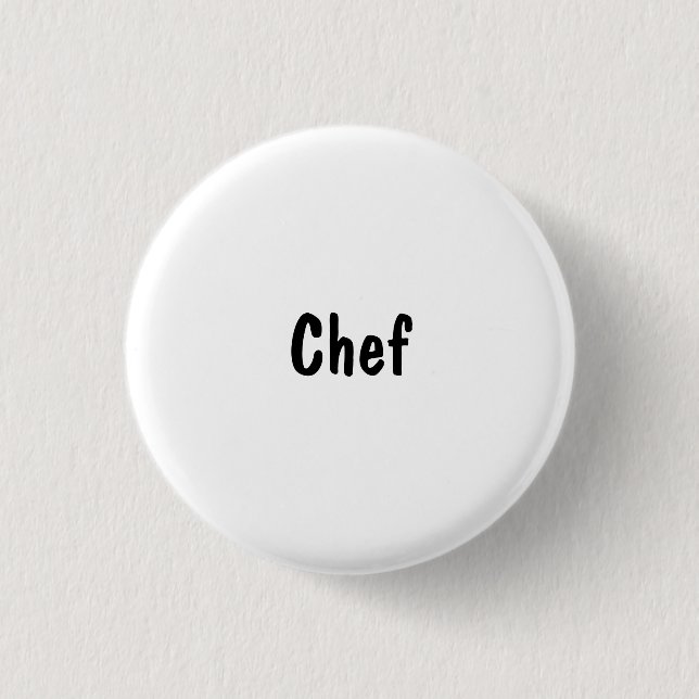 Bóton Redondo 2.54cm Chef (Frente)