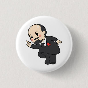Bóton Redondo 2.54cm Chibi Vladimir Ilyich Lenin