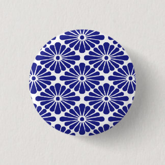 Bóton Redondo 2.54cm chrysanthemum petals badge