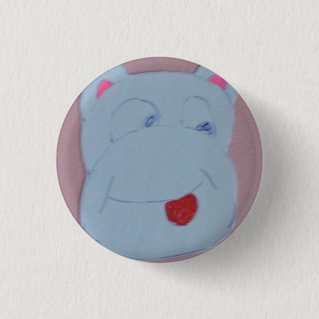 Bóton Redondo 2.54cm Claire Small, 3,2 cm (1,25") Crachá redondo (Frente)