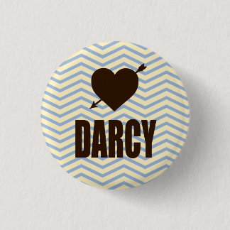 Bóton Redondo 2.54cm Clássicos literários pequenos do pino do Sr. Darcy