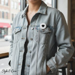 Bóton Redondo 2.54cm Clean Heart Accent Pin for Everyday Fashion<br><div class="desc">Add subtle charm to your outfit with this clean heart accent pin. Perfect for daily wear,  its minimalist design complements any style effortlessly. Whether on a bag,  jacket,  or hat,  this polished pin brings a touch of love and elegance to your everyday fashion.</div>