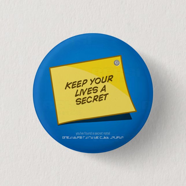 Bóton Redondo 2.54cm Club Penguin (Frente)