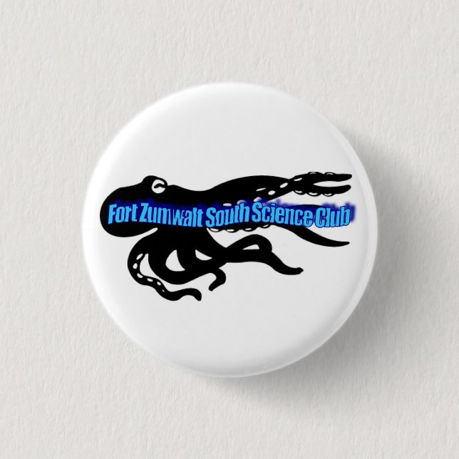 Bóton Redondo 2.54cm Clube da ciência! (Frente)