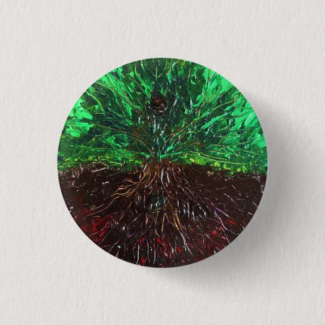 Bóton Redondo 2.54cm Como Acima, Abaixo (Frente)