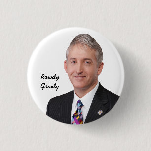 Bóton Redondo 2.54cm Congressista Trey Gowdy