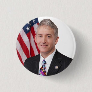 Bóton Redondo 2.54cm Congressista Trey Gowdy