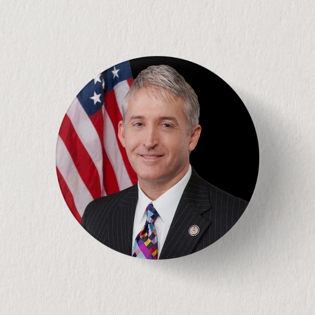 Bóton Redondo 2.54cm Congressista Trey Gowdy (Frente)