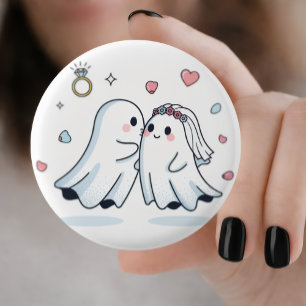 Bóton Redondo 2.54cm Conjunto de Botão de Proposta de Casamento de Fant