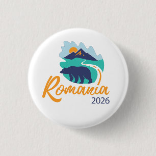 Bóton Redondo 2.54cm Convenção Internacional de Bucareste Romênia 2026
