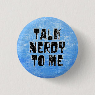 Bóton Redondo 2.54cm Conversa nerdy a mim