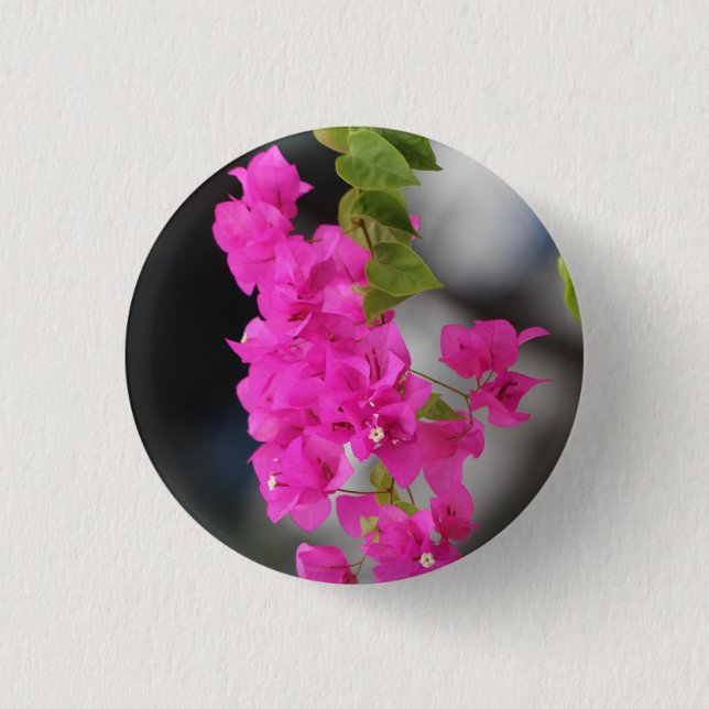 Bóton Redondo 2.54cm cor-de-rosa (Frente)