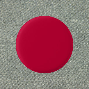 Bóton Redondo 2.54cm Cor Sólida da Glória Crimson