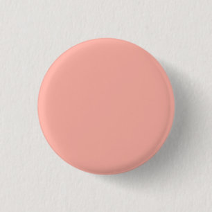 Bóton Redondo 2.54cm Cor Sólida do Recife de Coral Pastel Clássico