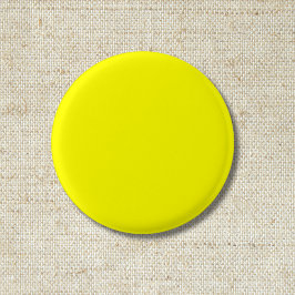 Bóton Redondo 2.54cm Cor Sólida Neon Amarelo | Clássico