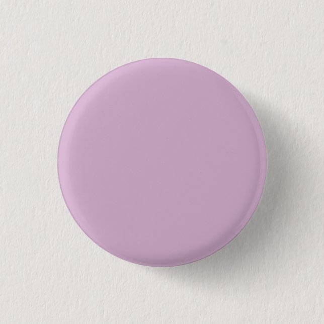 Bóton Redondo 2.54cm Cor Sólido da Lavanda Rosa (Frente)