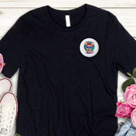 Bóton Redondo 2.54cm Corgi Kawaii Cute dançante