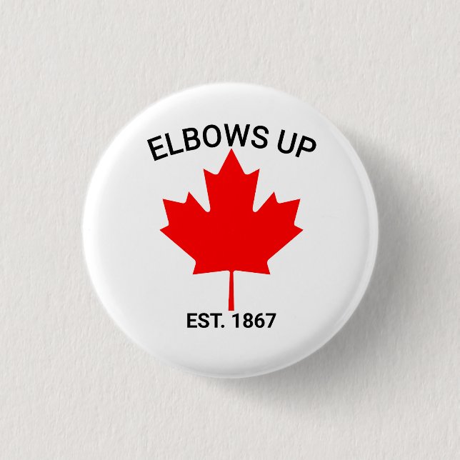 Bóton Redondo 2.54cm Cotovelo para cima | Forte no Canadá | Suporte ao  (Frente)