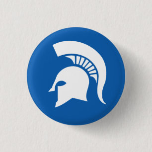 Bóton Redondo 2.54cm Crachá da piscina - capacete do Hoplite