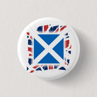 Bóton Redondo 2.54cm Crachá da União Quebrada