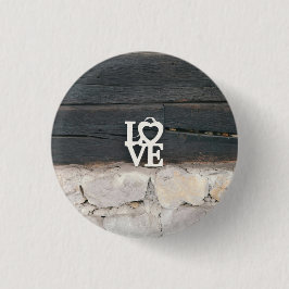 Bóton Redondo 2.54cm Crachá de amor
