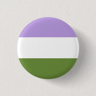 Bóton Redondo 2.54cm Crachá de Sinalizador do Orgulho do Genderqueer