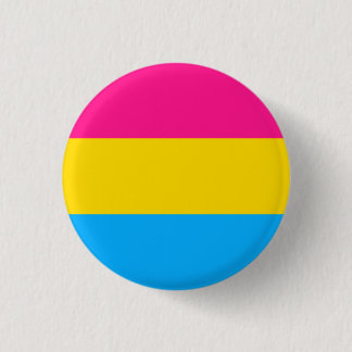 Bóton Redondo 2.54cm Crachá de Sinalizador Pansexual