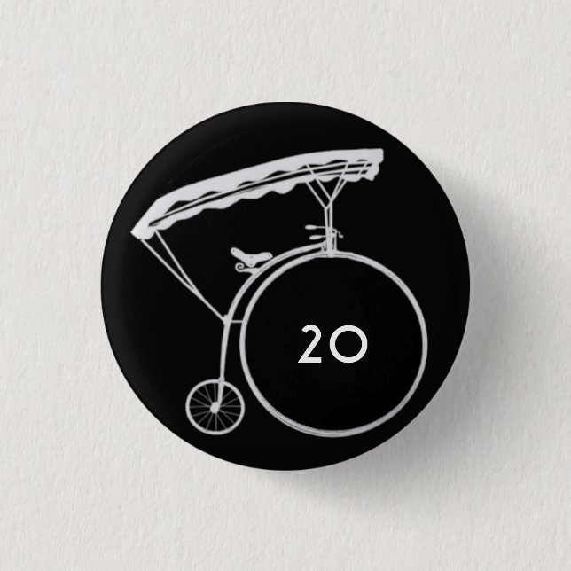 Bóton Redondo 2.54cm Crachá do aldeador inverso personalizado (Frente)