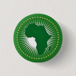 BÓTON REDONDO 2.54CM CRACHÁ DO BOTÃO DO PIN DA UNIÃO AFRICANA
