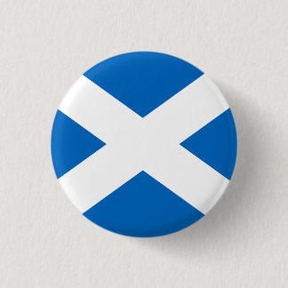 Bóton Redondo 2.54cm Crachá do Pin da bandeira de Saltire Scotland