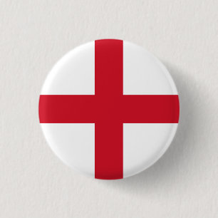 Bóton Redondo 2.54cm crachá exato de bandeira da Inglaterra